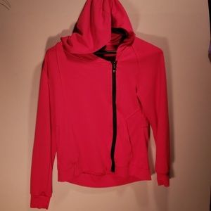 Pink full zip hoodie Envya size Medium